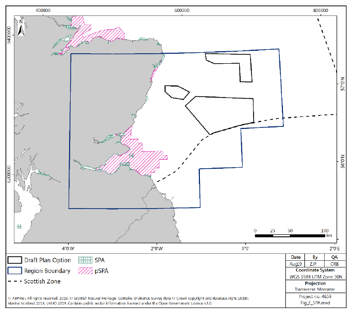 Figure 258 East region: marine and coastal SPA sites