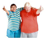 Two friends with learning disabilities