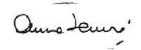 ANNE JARVIE signature