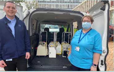 Medical equipment to be send to The Gambia