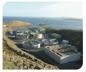 Lerwick waste water treatment plant (Shetland)