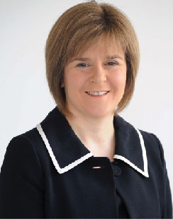 Photo of Nicola Sturgeon MSP Deputy First Minister