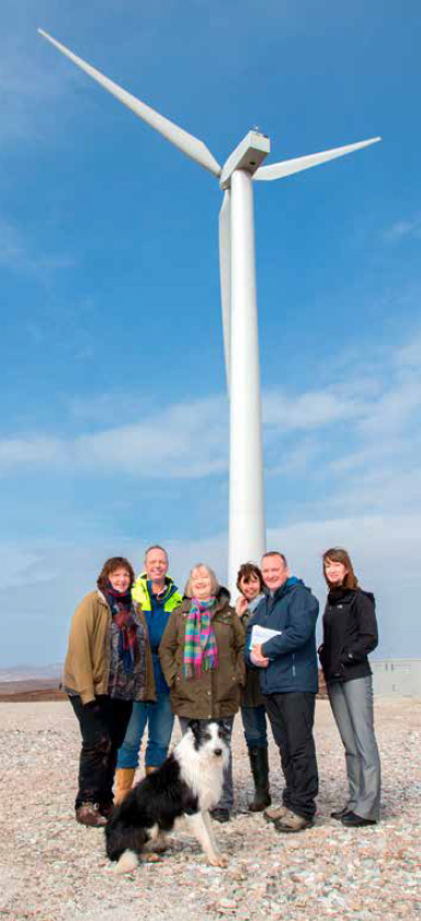 Coigach Community Wind Turbine (Credit: Highlands and Islands Enterprise)