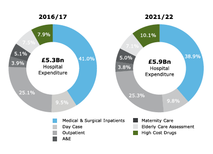 Figure 7. Future Shape of Hospital Expenditure