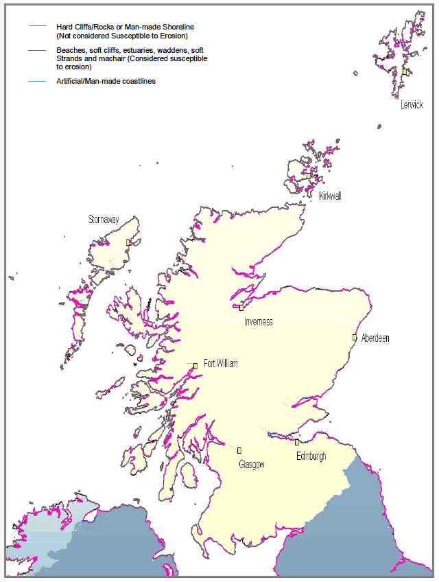 Figure B1.6.6: Eurosion Coastal Survey and Erosion Potential