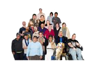 Many people with different diasabilities