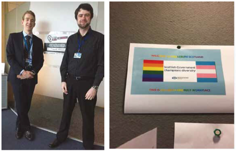 Our Ally Kris McKeown created an Allies page on our Intranet, including an LGBTI Events page, which led to promotion of the International Day against Homophobia and Transphobia on the main page of DS Intranet.