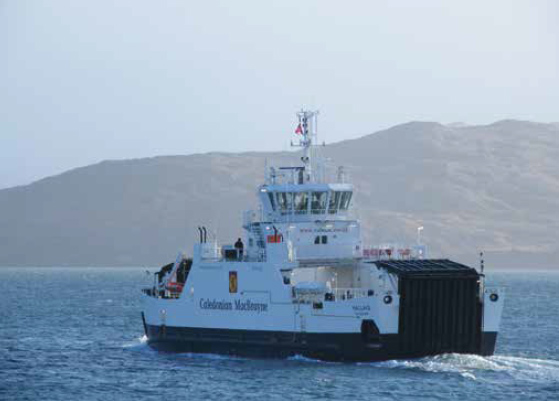 MV Hallaig hybrid ferry.