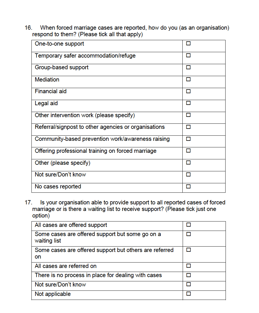 Understanding Forced Marriage in Scotland Survey