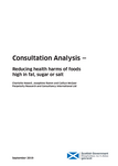 Reducing health harms of foods high in fat, sugar, or salt ...