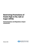 Restricting promotions of food and drink high in fat, sugar or salt ...