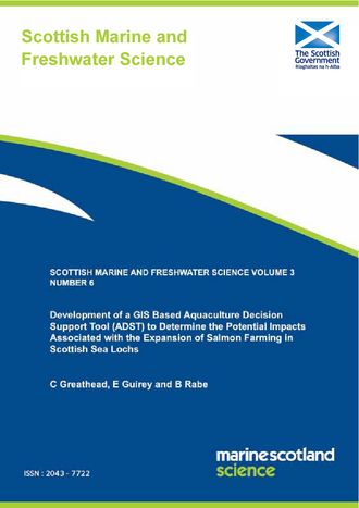 Scottish Marine and Freshwater Science Volume 3 Number 6: Development ...