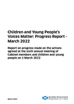 Children and young people's voices matter: progress report - March 2023 ...