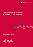 Cash-First Programme: interim evaluation - updated - gov.scot