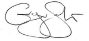 Signature of Dr Gregor Smith, Chief Medical Officer