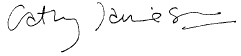 Cathy Jamieson signature