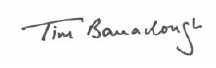 Tim Barraclough signature