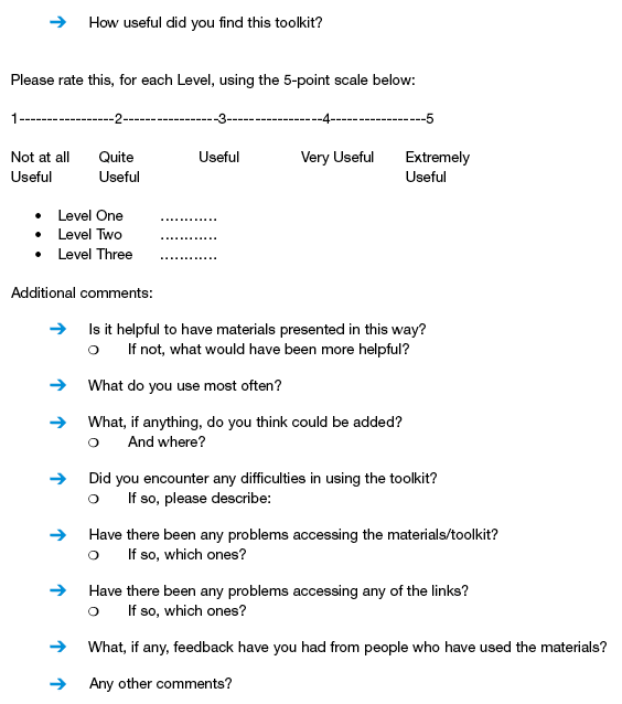 Feedback Questionnaire