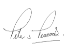 image of Peter Peacock Minister for Education and Young People signature
