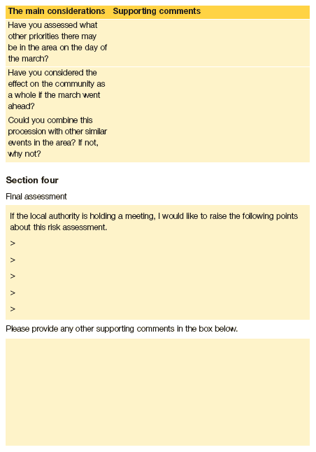 image of Risk assessment form