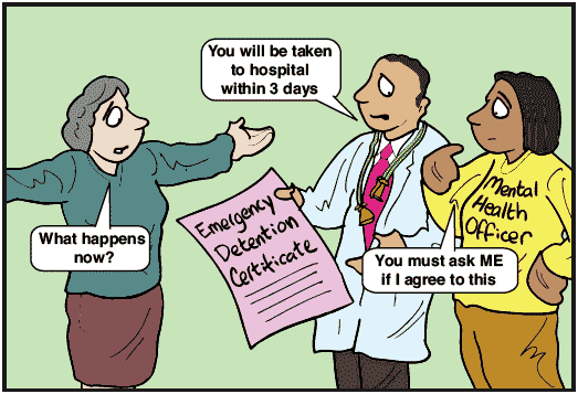 Cartoon illustration to support information
