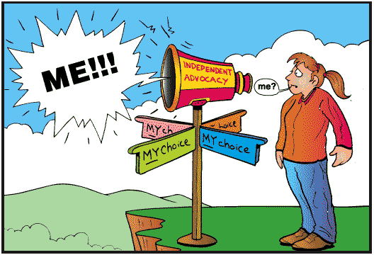 Cartoon illustration to support information
