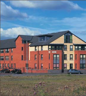 Successful, mainly three-storey, social rented housing