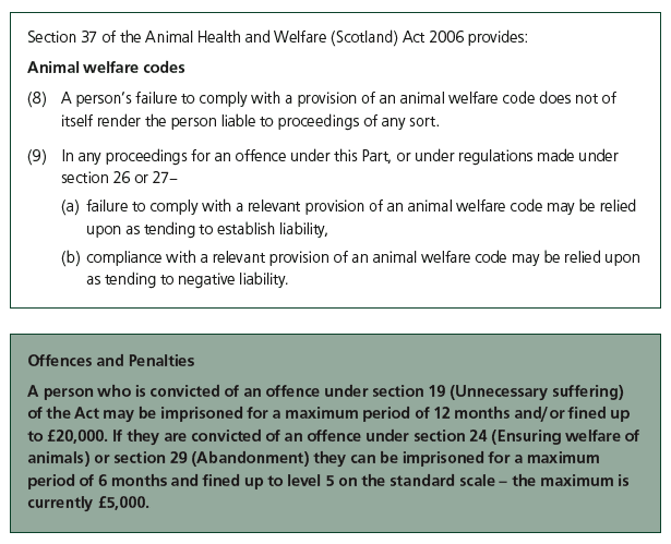 The Animal Health and Welfare (Scotland) Act 2006