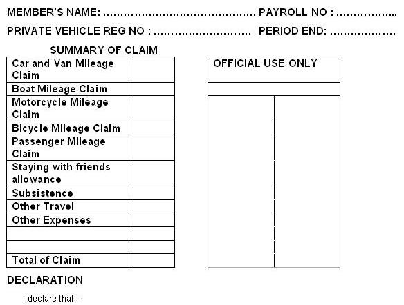 Local Government Members T+S forms Members T+S forms
