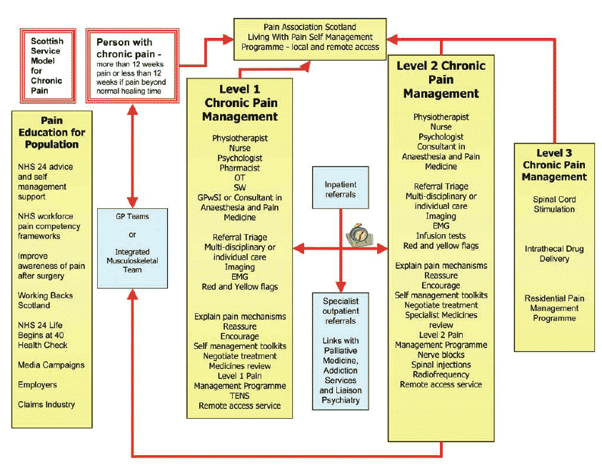 Scottish Service model for chronic pain