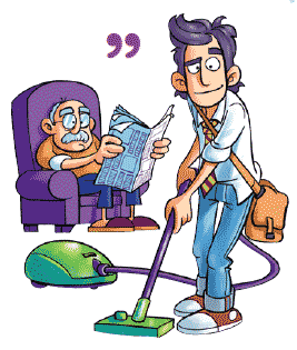 hoovering