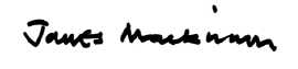 James G MacKinnon signature