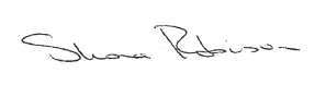 Shona Robison, MSP signature