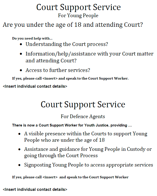 Court Postcards