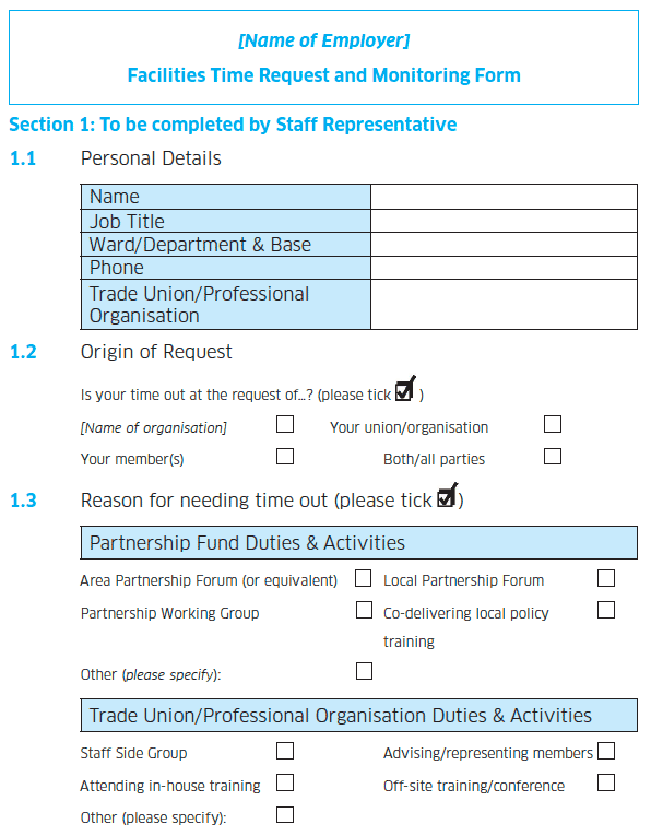 Facilities Time Request and Monitoring Form Facilities Time Request and Monitoring Form