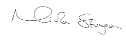 Nicola Sturgeon signature Nicola Sturgeon signature