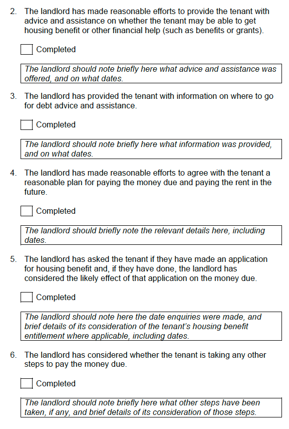 Schedule 2 of the Scottish Secure Tenancies (Proceedings for Possession) (Form of Notice) Regulations 2012