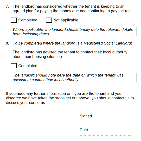 Schedule 2 of the Scottish Secure Tenancies (Proceedings for Possession) (Form of Notice) Regulations 2012