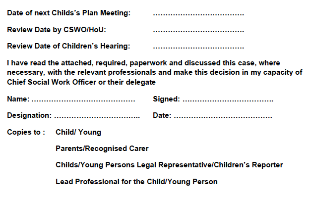 Annex 2: Secure Care Decision Making Protocol 4
