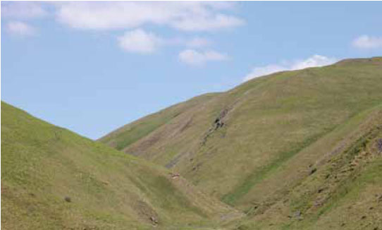 Photo B3.15 Terrain will affect the direction and strength of wind