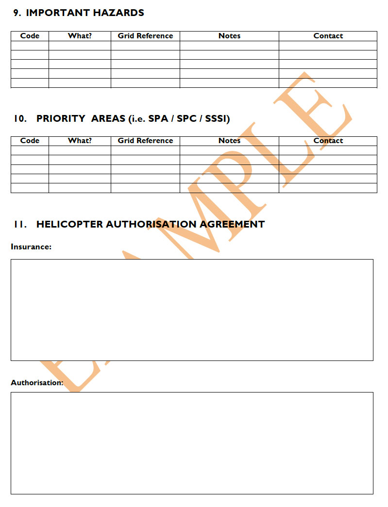 Appendix 1 An Example of a Fire Plan