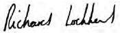 Richard Lochhead Cabinet Secretary for Rural Affairs and Environment signature