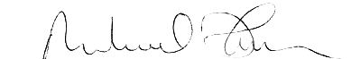 Signature of Michael Matheson
