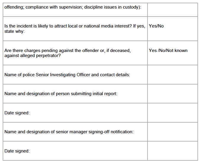 Form 1 MAPPA Significant Case Review Proces