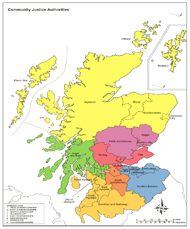 Geographical Model for Scotland