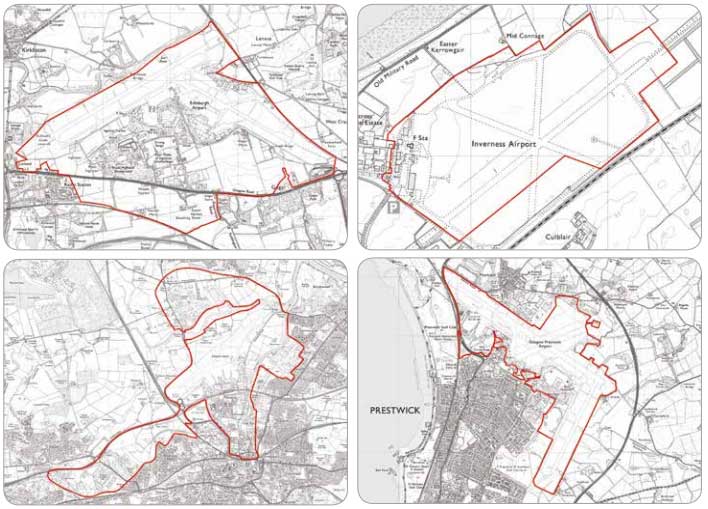 Maps - Edinburgh, Glasgow, Inverness and Prestwick Airports. Maps - Edinburgh, Glasgow, Inverness and Prestwick Airports.