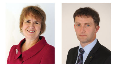 Photograph of Roseanna Cunningham and Michael Matheson