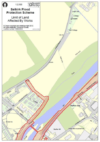 Selkirk FPS - Limit of Land Affected Selkirk FPS - Limit of Land Affected