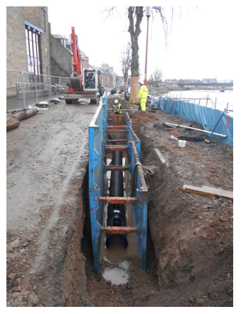 Progress being made on the River Ness Tidal Section Progress being made on the River Ness Tidal Section