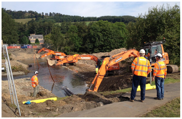 Selkirk FPS - Construction works
